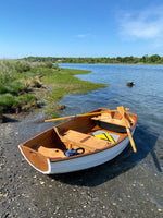 Roger L. rows his Eastport Nesting Pram in Narragansett Bay in Rhode Island. Thumbnail