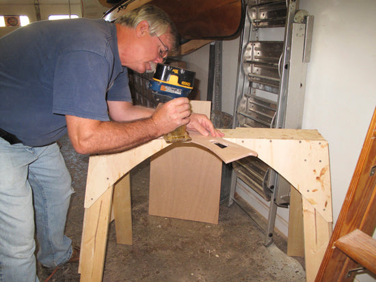 Construction of Eastport Nesting Pram 03