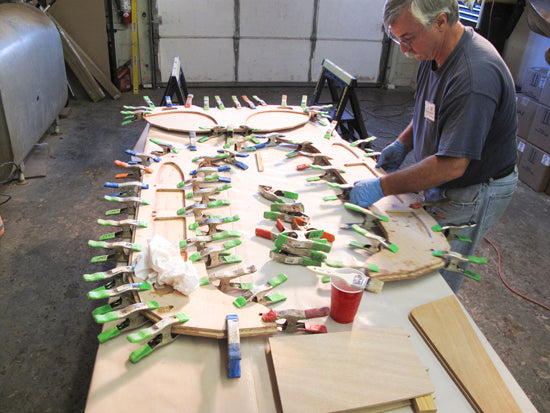 Construction of Eastport Nesting Pram 07