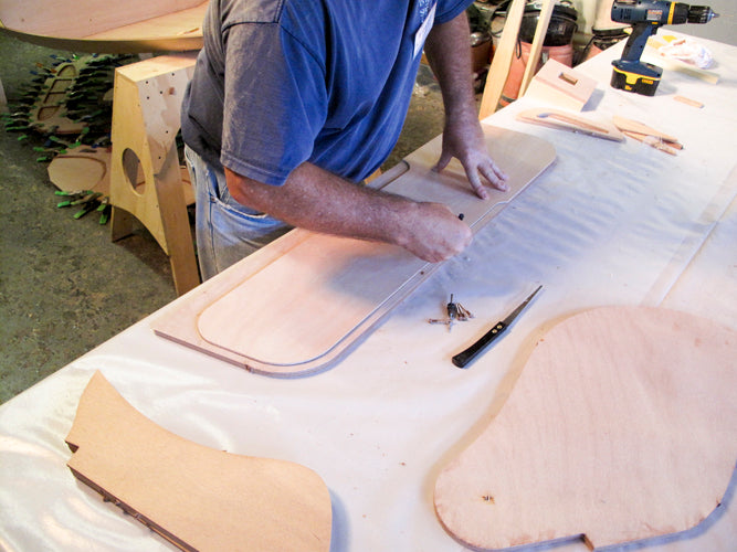 Construction of Eastport Nesting Pram 15