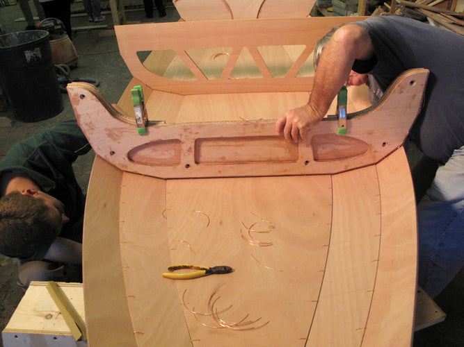 Construction of Eastport Nesting Pram 21