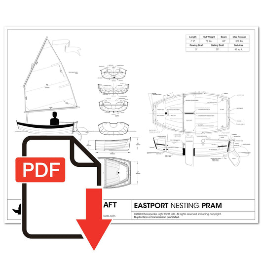Eastport Nesting Pram Study Plans - Emailed PDF