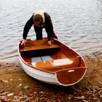 Eastport Nesting Pram aft seat is removed so it can be place in the bow section. Thumbnail