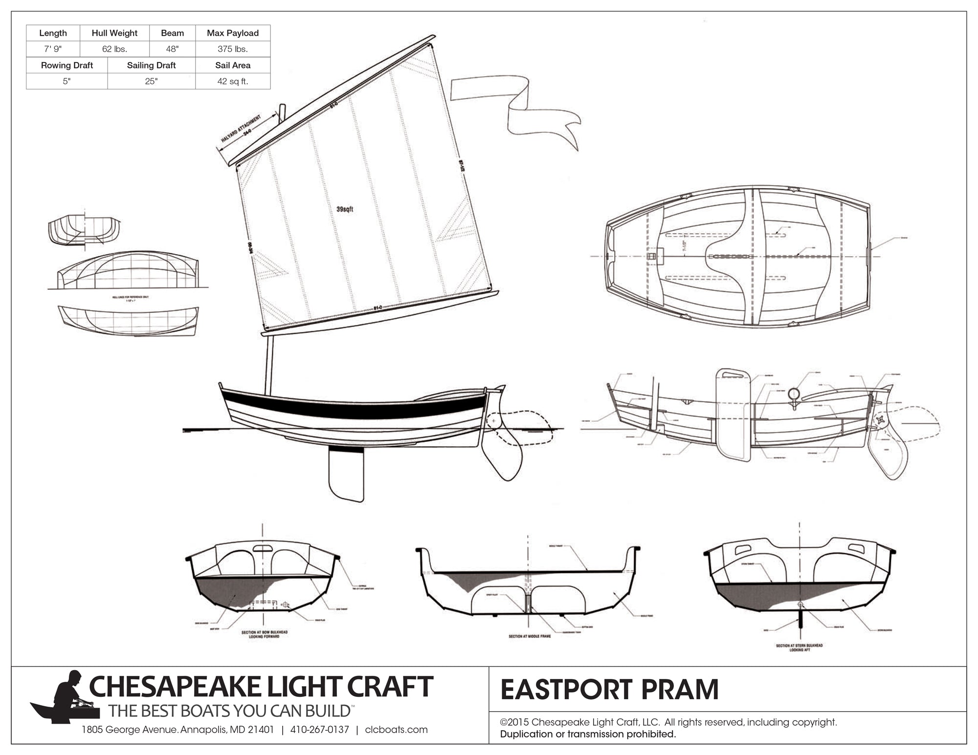 Eastport Pram Study Plans page 1