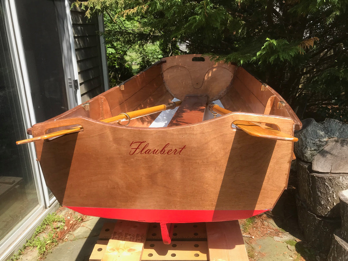 The Eastport Ultralight Dinghy, FLAUBERT, was built by Brett M. 