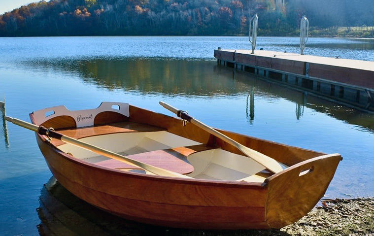 Eastport Pram, "Biscuit" built by Bud C. in WI. 