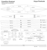 Expedition Rowboat wood components, illustrated. Thumbnail