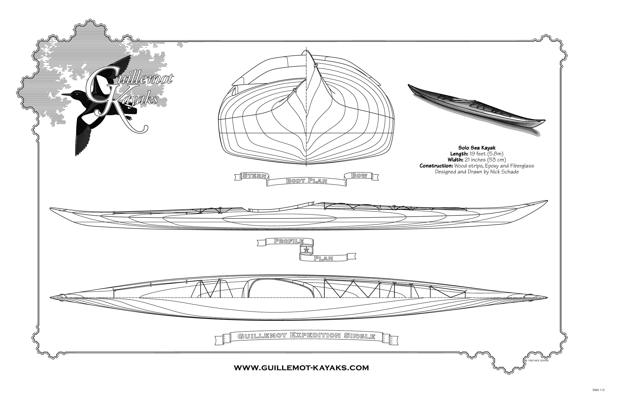 Expedition Single Plans drawing page 1