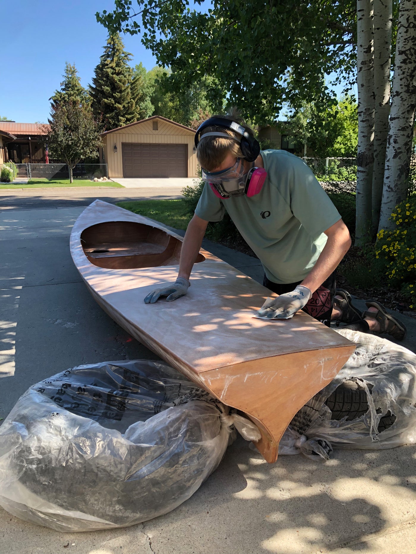 Expedition Wherry being built. Photo submitted by Mary E.