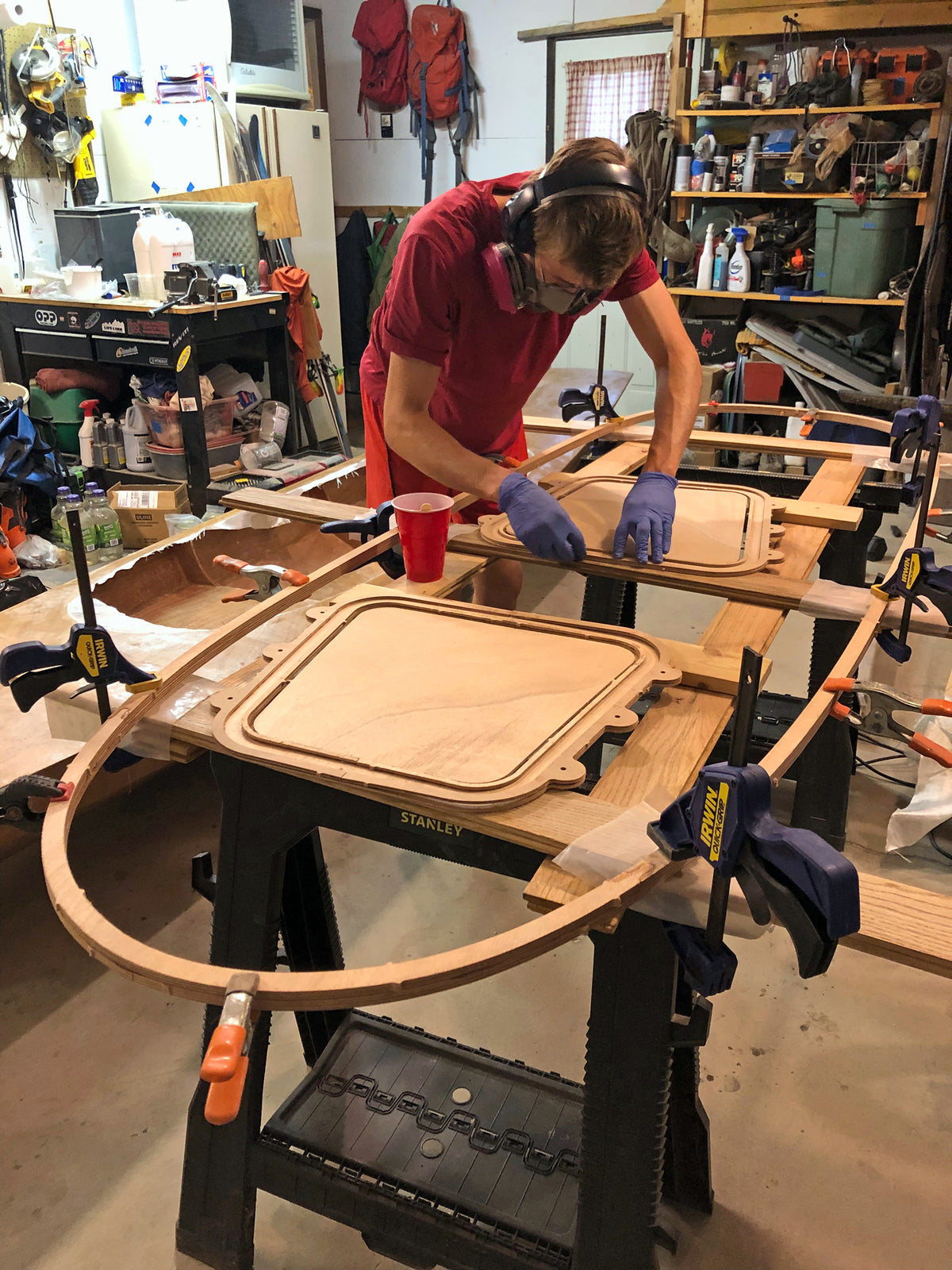 Expedition Wherry being built. Photo submitted by Mary E.