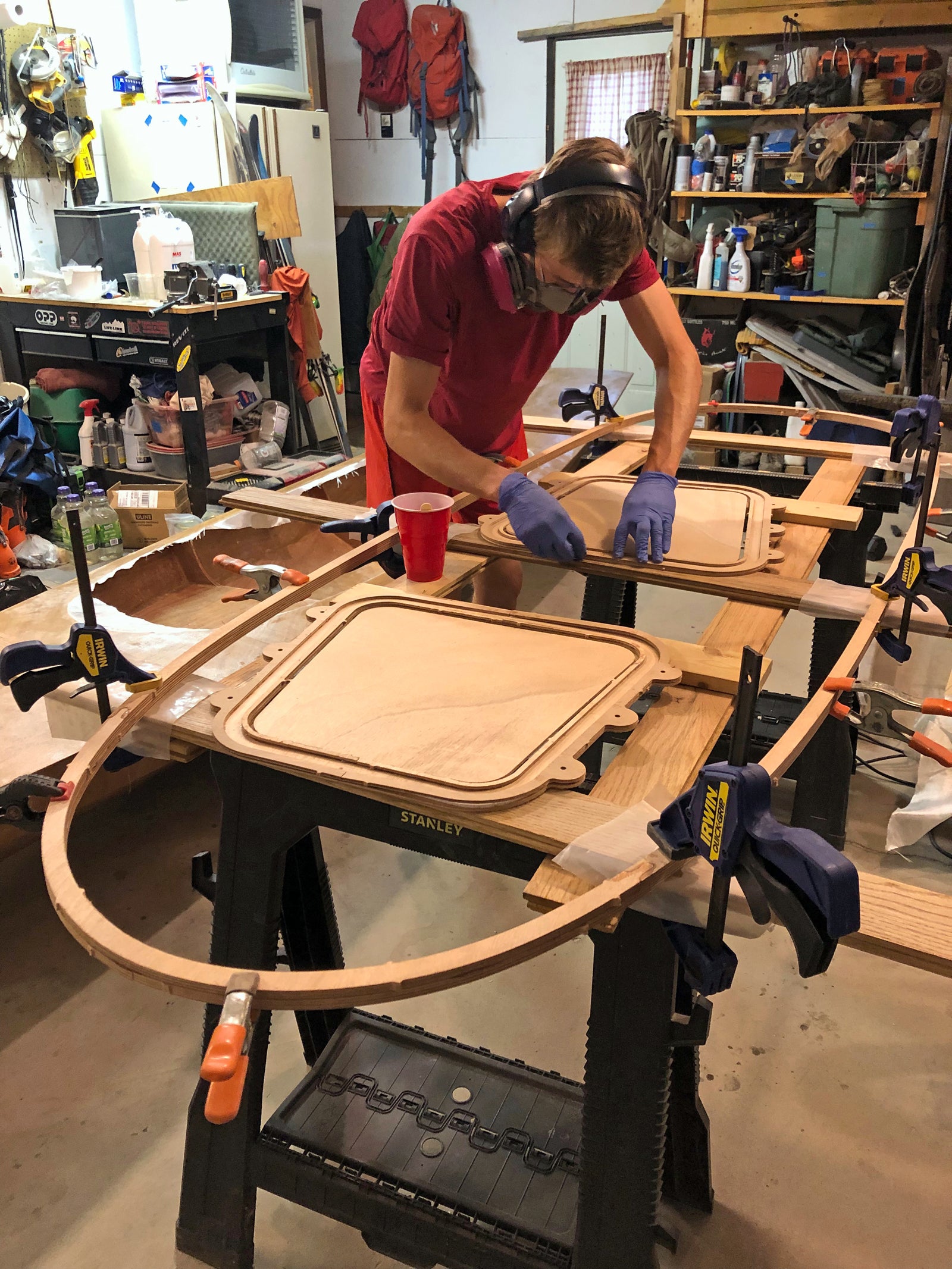 Expedition Wherry being built. Photo submitted by Mary E.