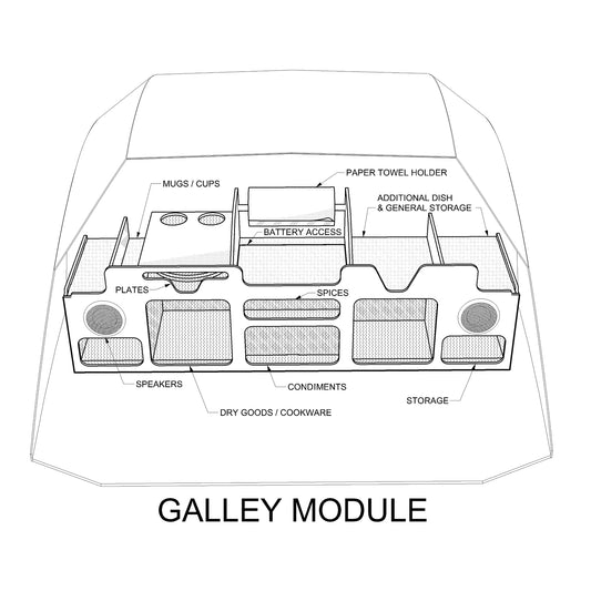 CLC Teardrop Camper Galley Module