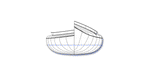 Section view of the Great Auk 14 kayak designed by Nick Schade. Thumbnail