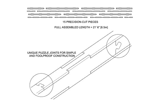 Strongback for Strip Building