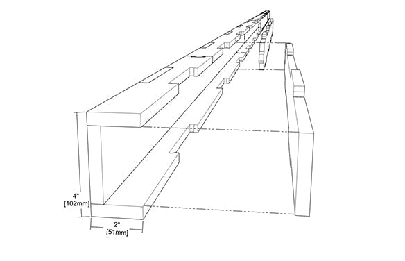 Strongback for Strip Building