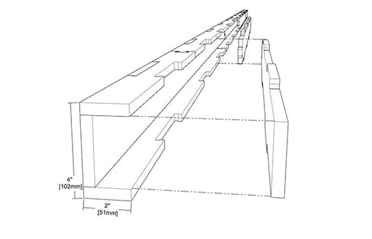 Strongback for Strip Building