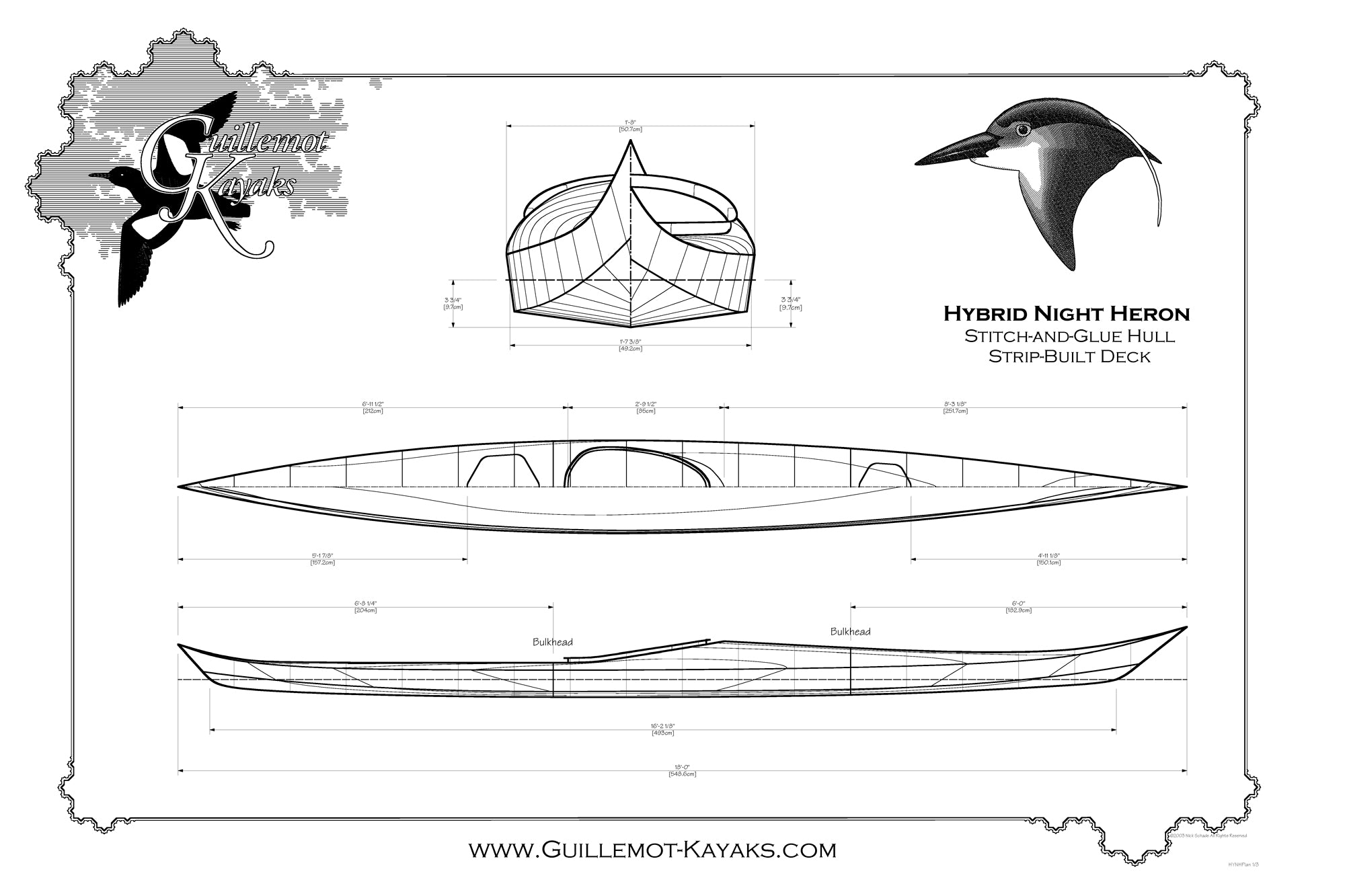 Night Heron Hybrid Plans page 1