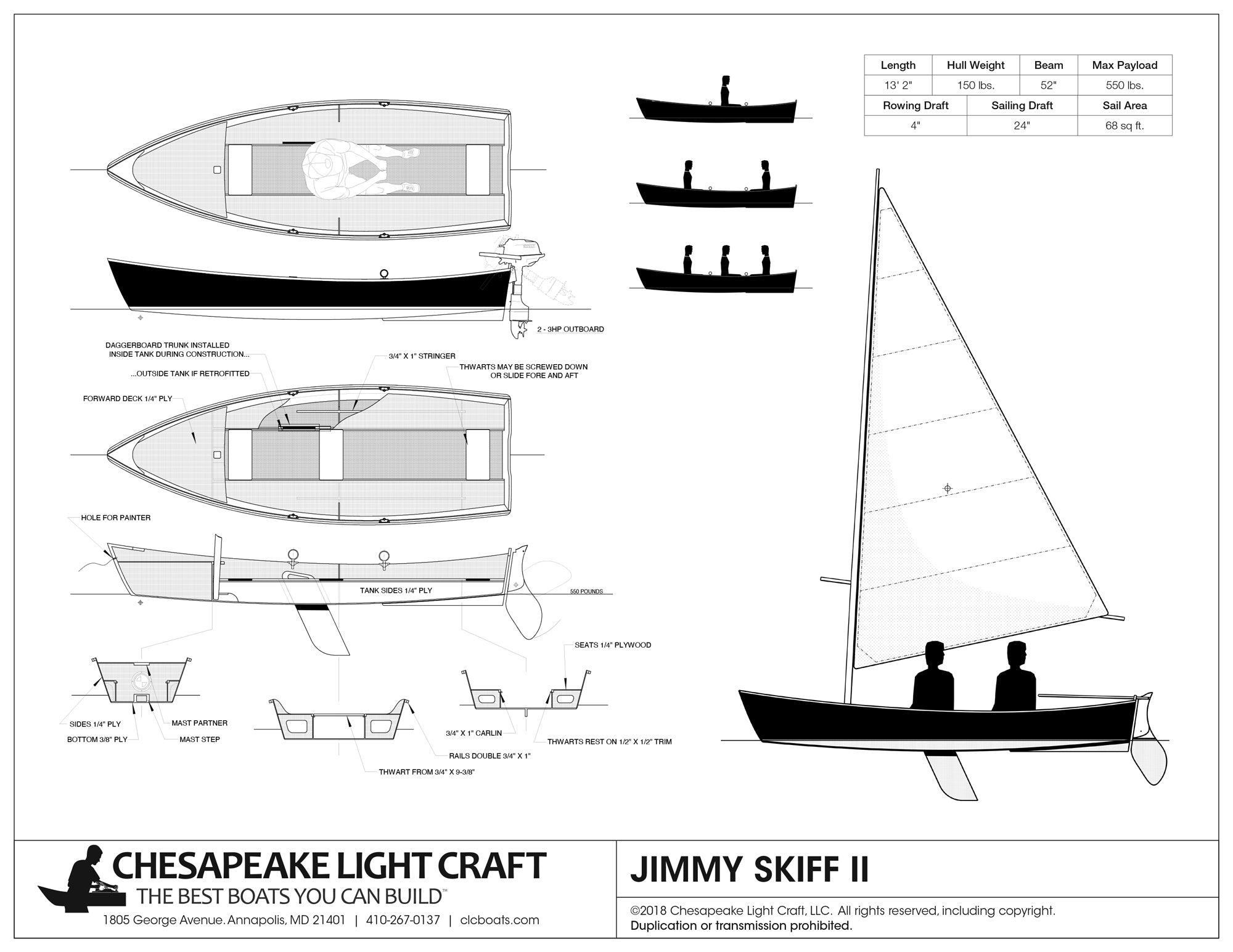 Jimmy Skiff II Study Plans page 1