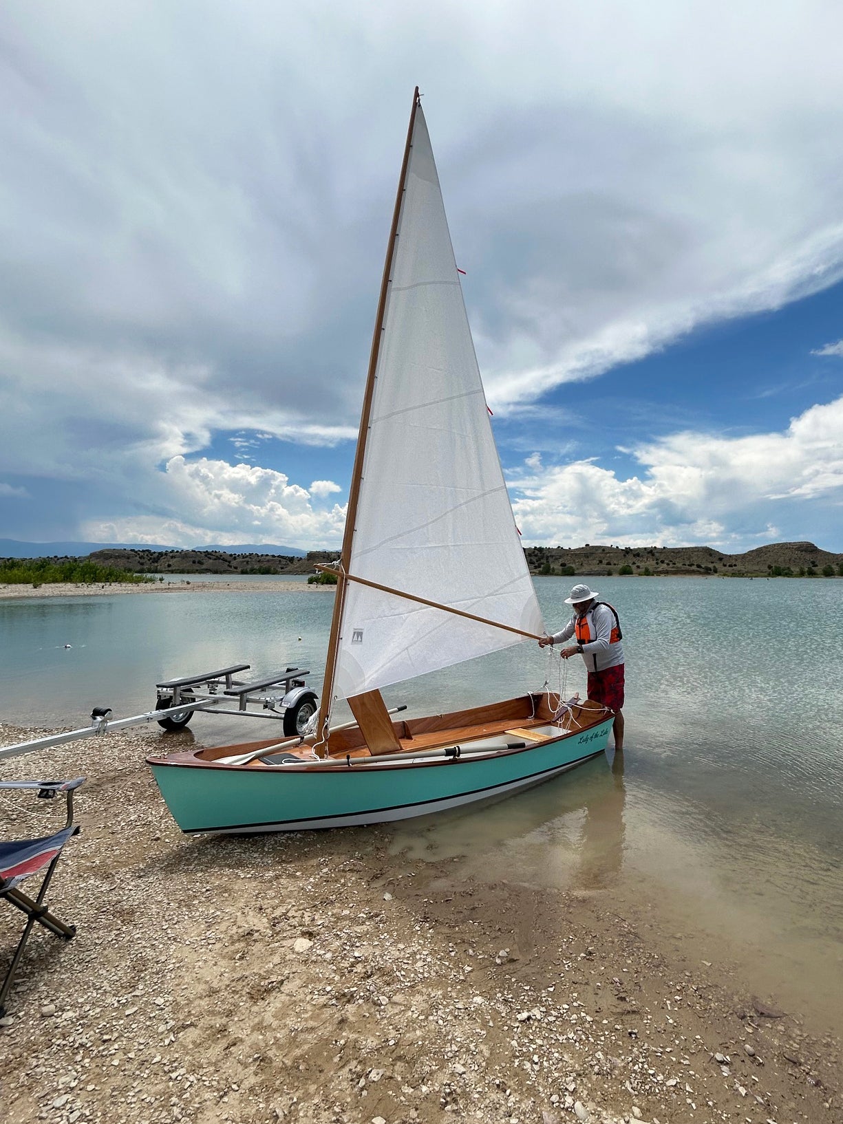 Jimmy Skiff II, "Lady of the Lake" built by Joan K.
