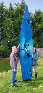 Kaholo 14 Stand-up Paddleboard painted by Sharman O. and built by Drew E. Thumbnail