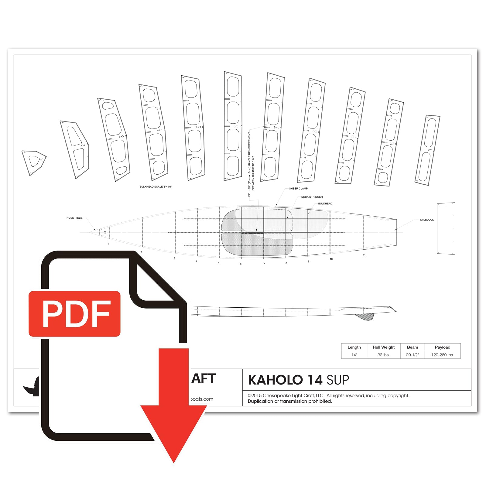 Icon to downloadable study plans for the Kaholo 14.