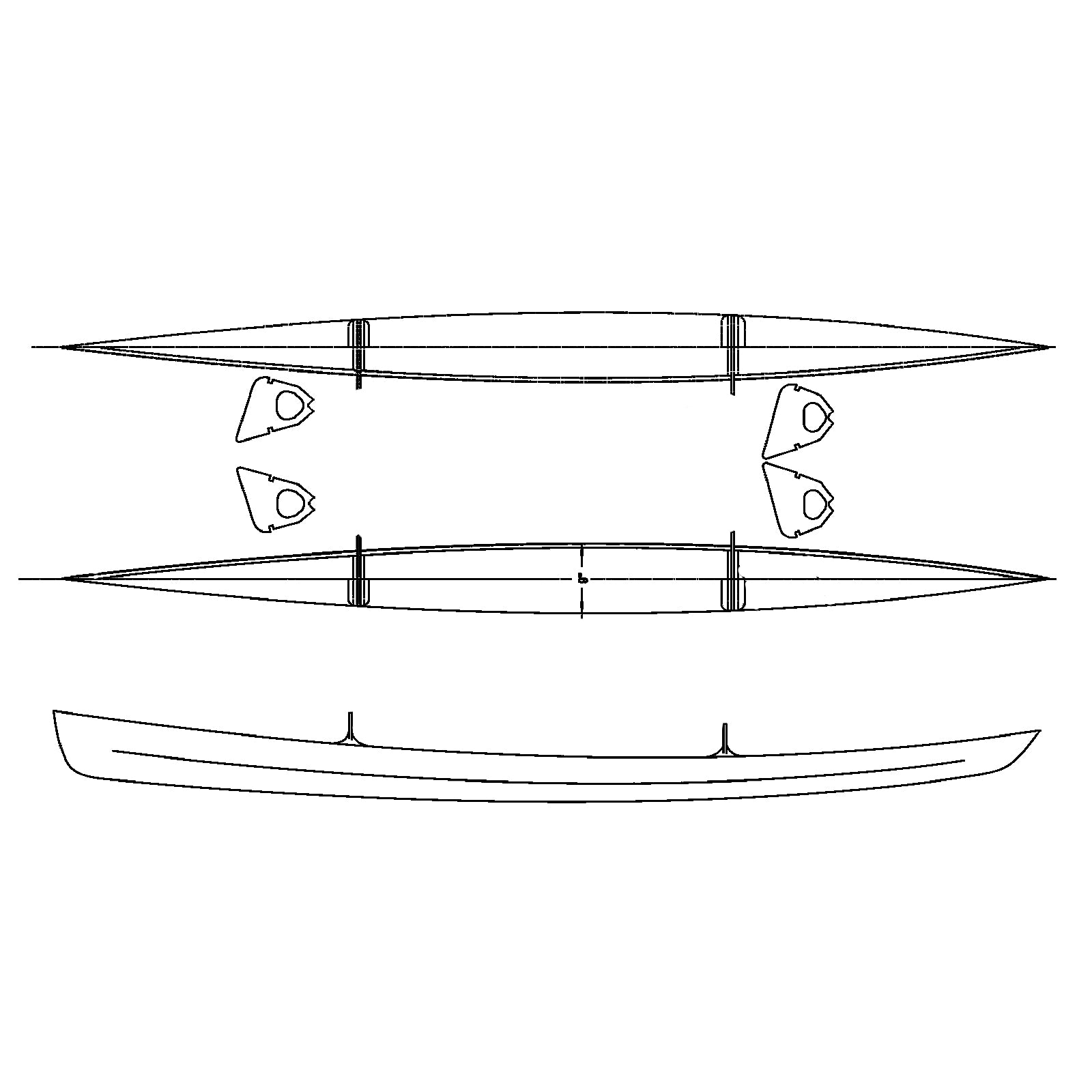 CLC Kayak Canoe SailRig ama parts only