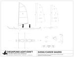 CLC Kayak and Canoe SailRig Study Plans page 1 Thumbnail