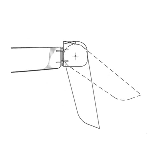 CLC Kayak/Canoe SailRig CLC SailRig Rudder Kit (Tiller Style)