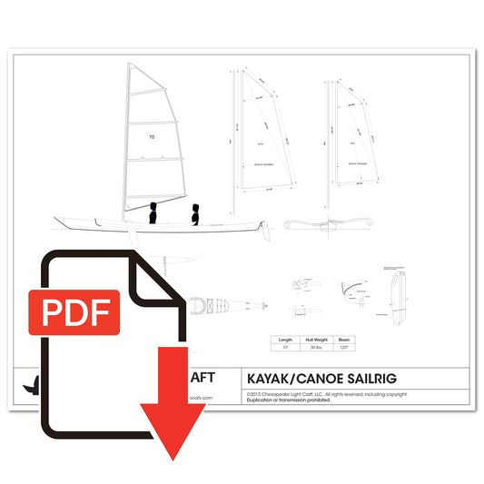Kayak Canoe SailRig Study Plans page 1
