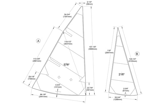 Lake Union Swift Sloop Sails