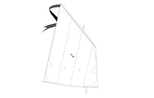 Lighthouse Peapod Single Lug Sail
