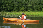 A young paddler enjoying a Little Auk 10 built by Michael R. Thumbnail
