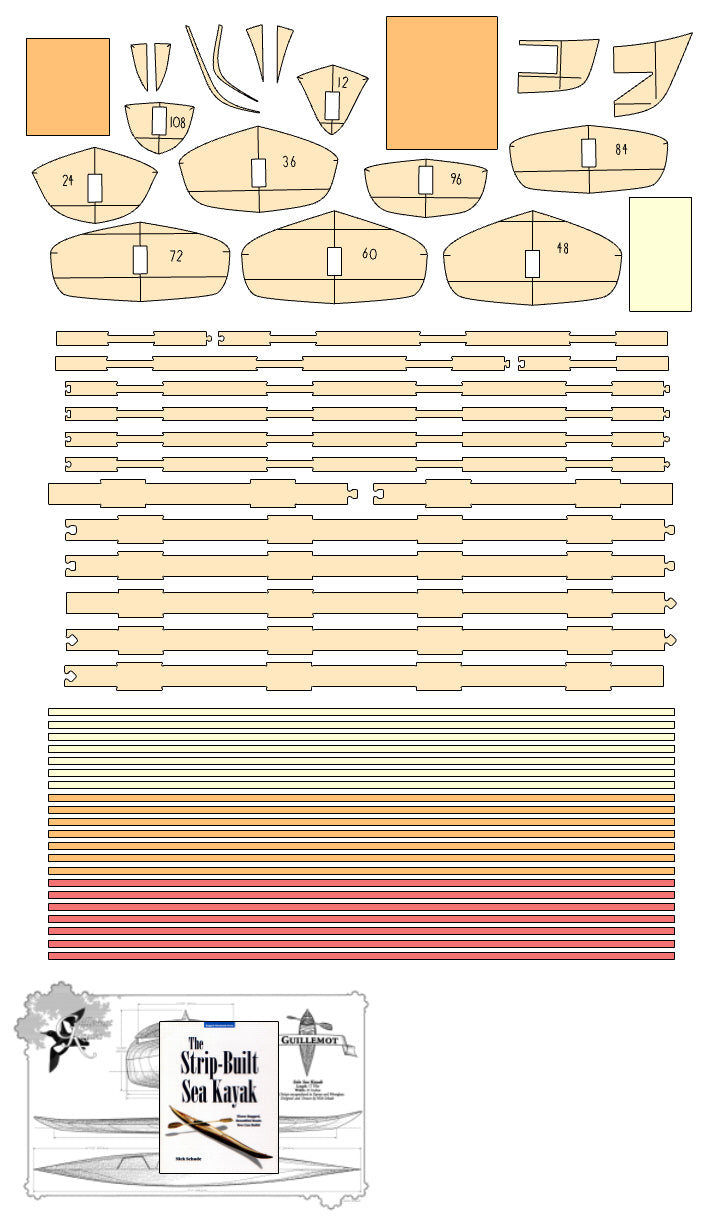 Contents of the Wood Parts Only Kit for a Little Auk 10