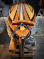 Close up detail of the bow of a Little Auk 11 built by Phillip A. Thumbnail