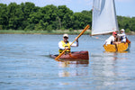Ed W. paddling the microBootlegger Runner KAYA at the Big Little Boat Festival Thumbnail