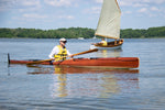 With its wrap-around deck evoking its Bootlegger lineage, the Runner moves with beauty and grace through the water.  Thumbnail