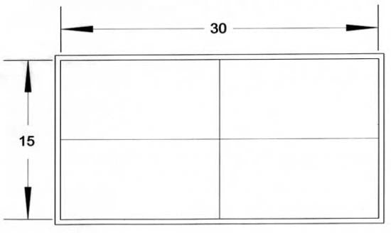If you are building the Mill Creek 13 indoors, make sure you have a window of this much room to get it outside when the hull is complete (measurements in inches).