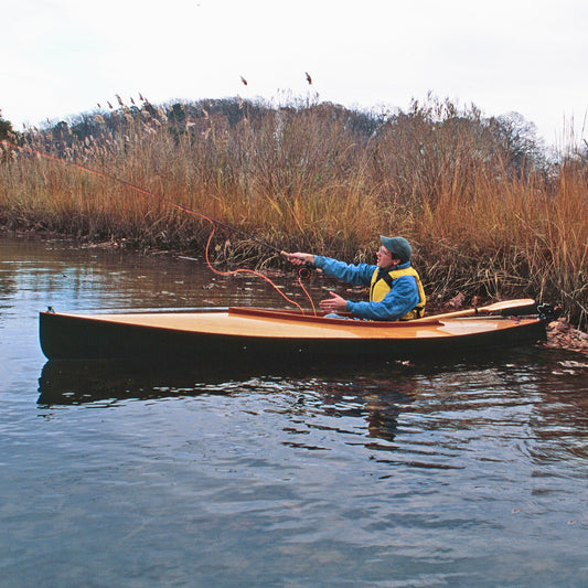 The Mill Creek 13 kayak offers a stable enough platform that you can fish from it.