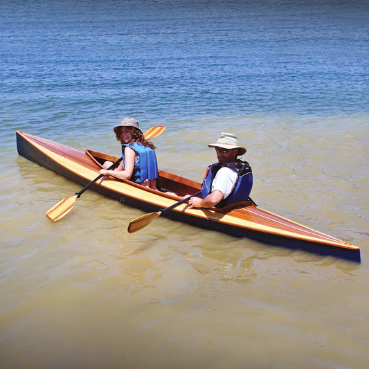 Mill Creek 16.5 Hybrid built by Mark R. & his daughter, Lake Berryessa, CA