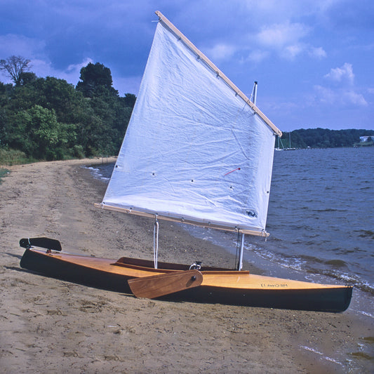 Mill Creek 13 kayak with added sailrig