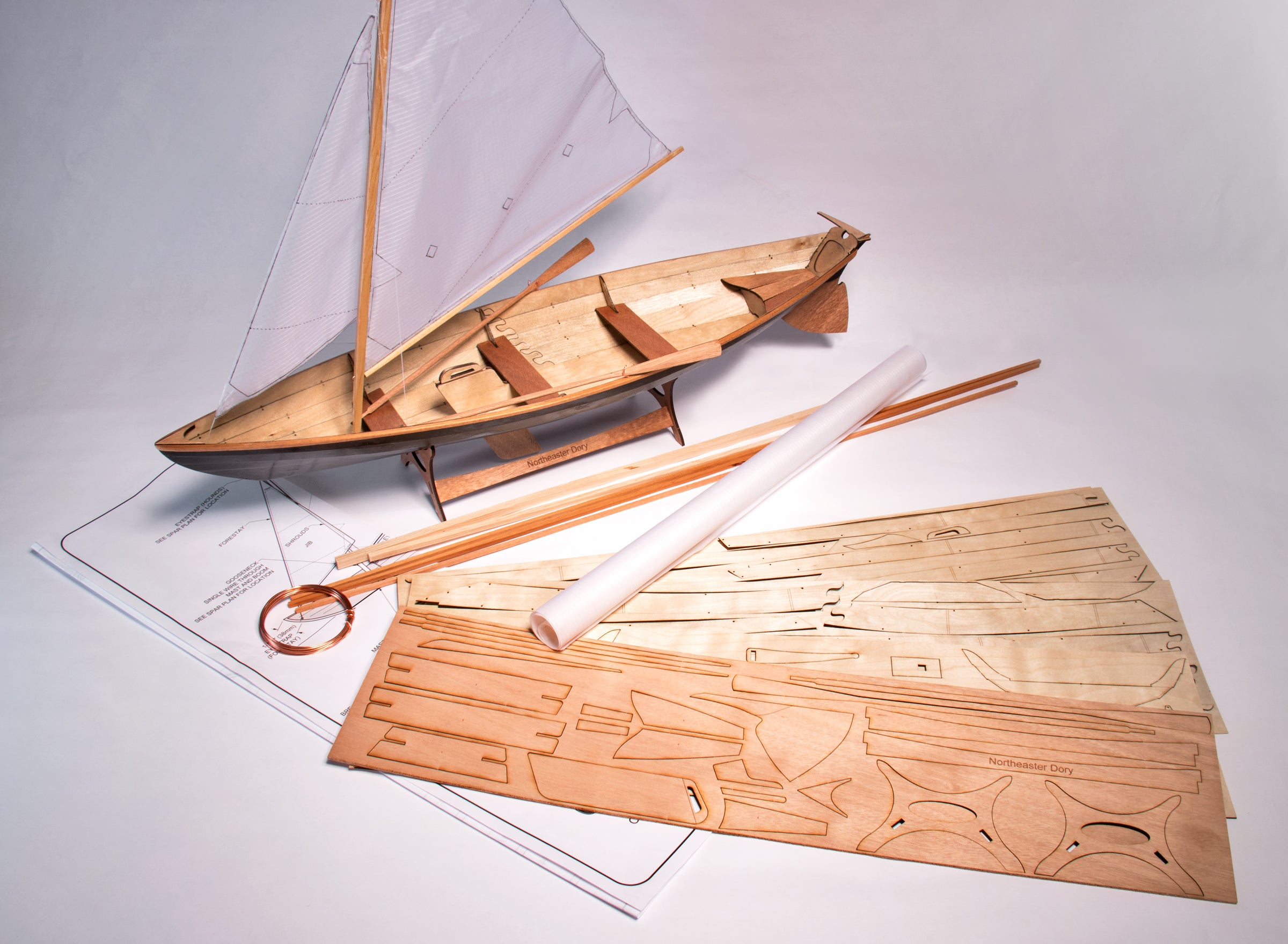 Northeaster Dory Scale Model Kit
