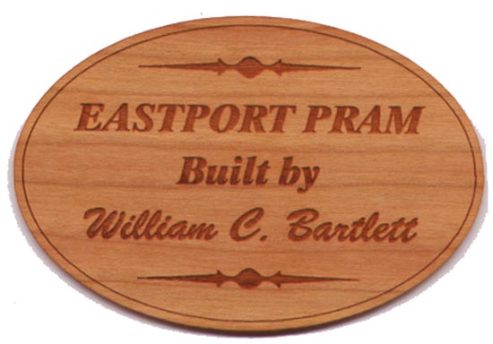 Custom Wood Nameplate - Laser-Cut Inlay/Onlay