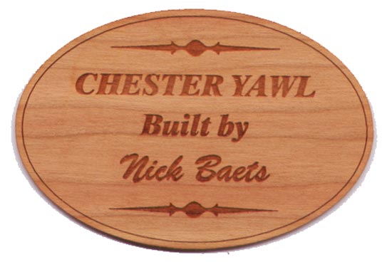 Custom Wood Nameplate - Laser-Cut Inlay/Onlay