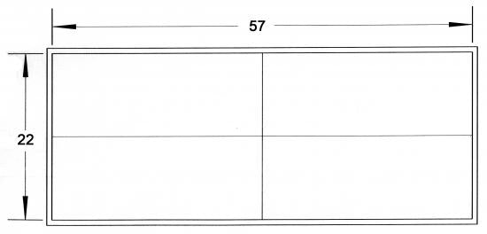 If you are building the Northeaster Dory indoors, make sure you have a window of this much room to get it outside when the hull is complete (measurements in inches).