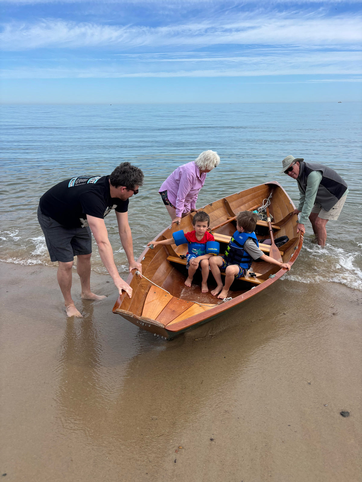 Northeaster Dory built by Greg & Holly D, Worcester, MA
