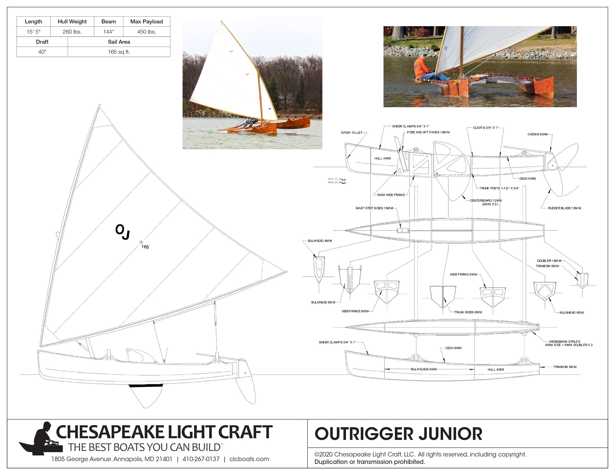 Outrigger Junior Study Plans, page 1.