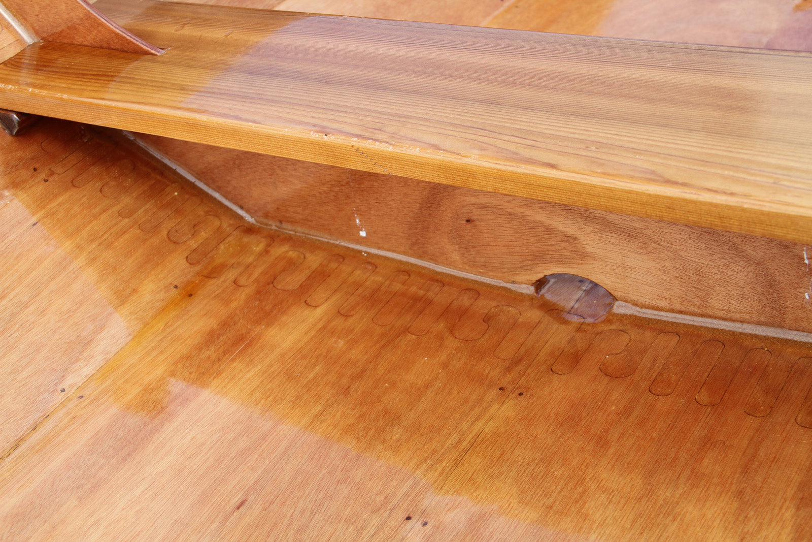 Angus Oxford Wherry interior puzzle joints