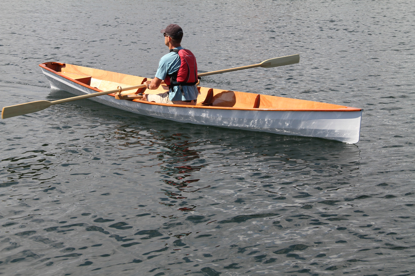 Angus Oxford Wherry with fixed seat rowing