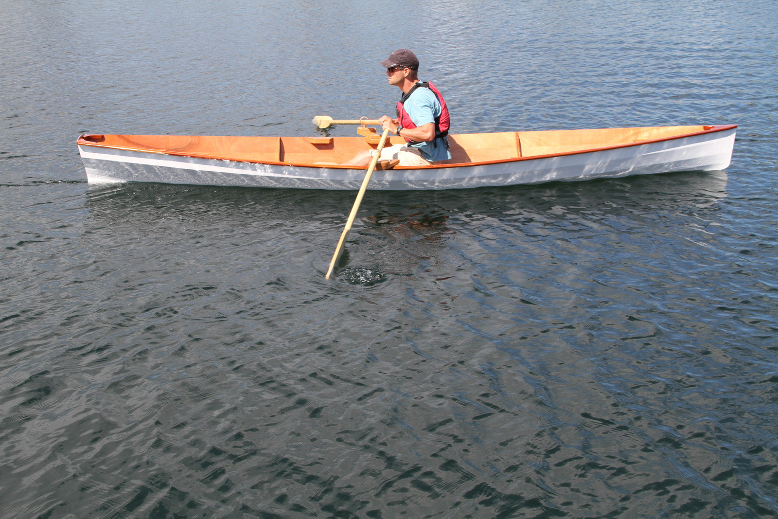 Angus Oxford Wherry with fixed seat rowing