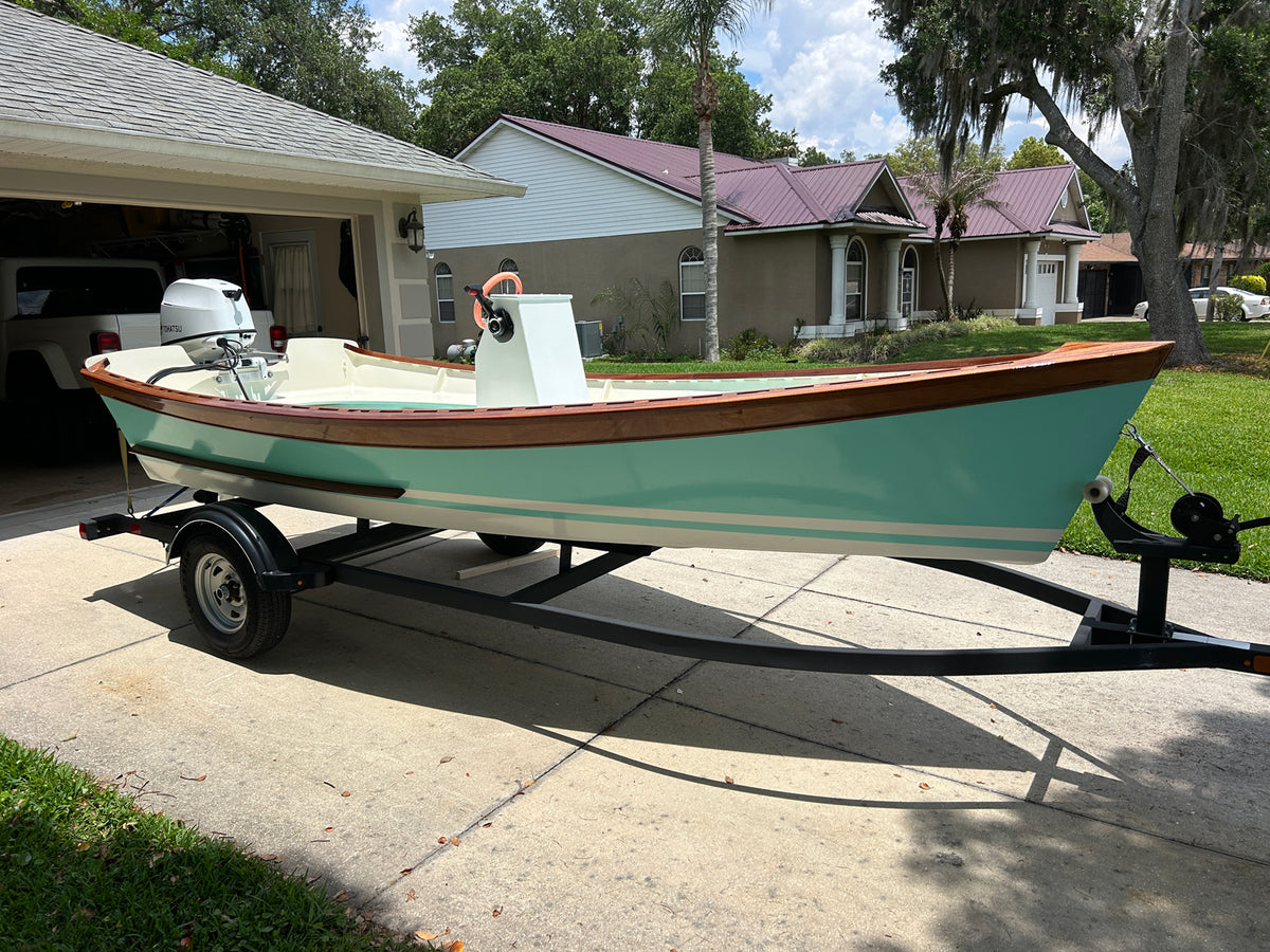 Peeler Skiff built by Mark P, Tavares, FL